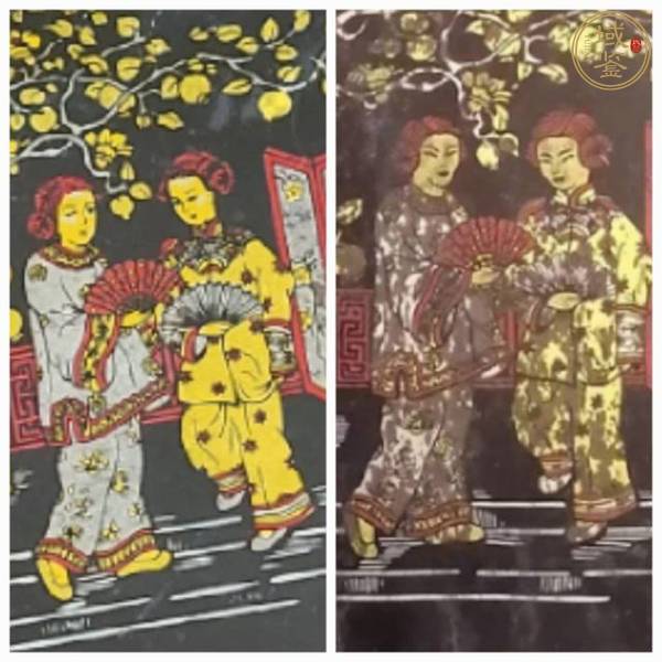 古玩雜項(xiàng)人物搪瓷盒真品鑒賞圖