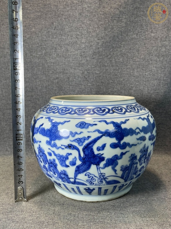 古玩陶瓷青花罐真品鑒賞圖