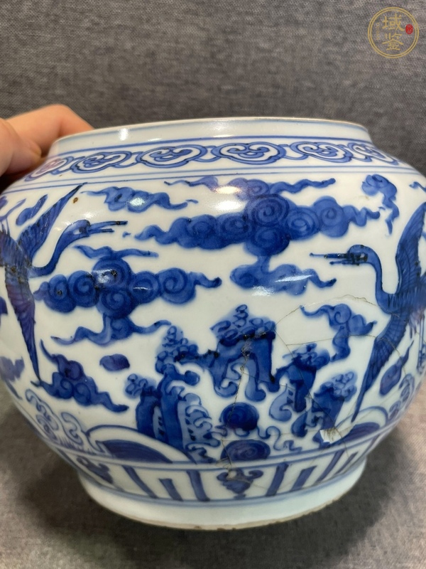 古玩陶瓷青花罐真品鑒賞圖