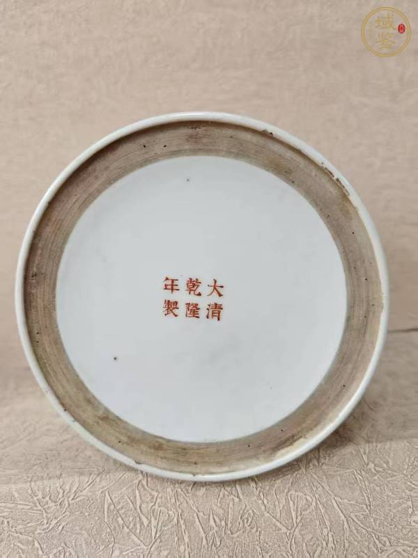 古玩陶瓷花鳥紋粉彩提梁壺真品鑒賞圖