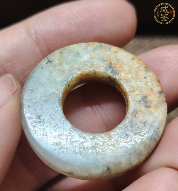 古玩玉器仿古做舊小璧真品鑒賞圖