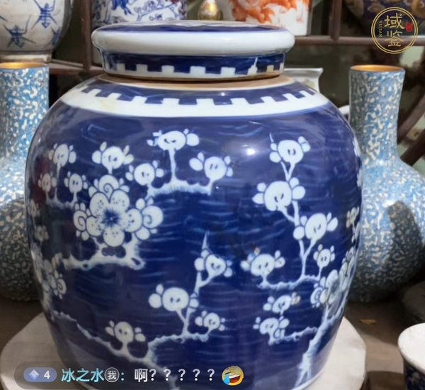 古玩陶瓷冰梅罐真品鑒賞圖