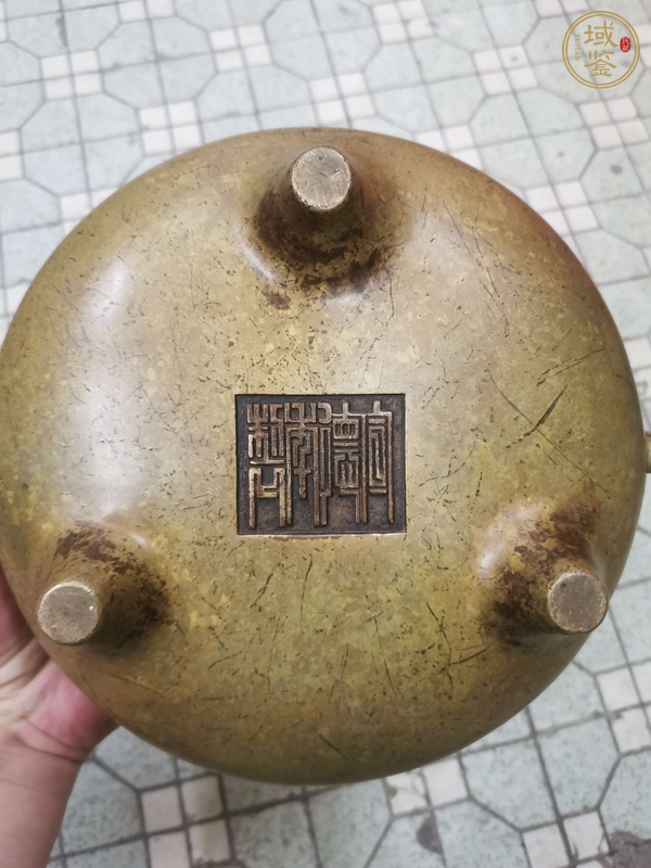 古玩銅器爐子真品鑒賞圖