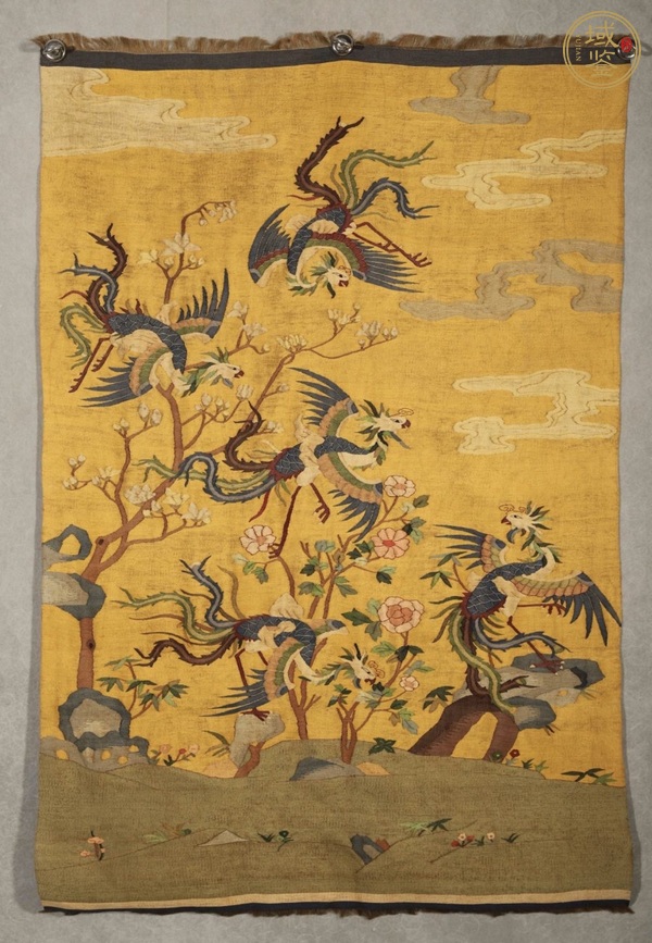 古玩雜項(xiàng)緙絲畫真品鑒賞圖