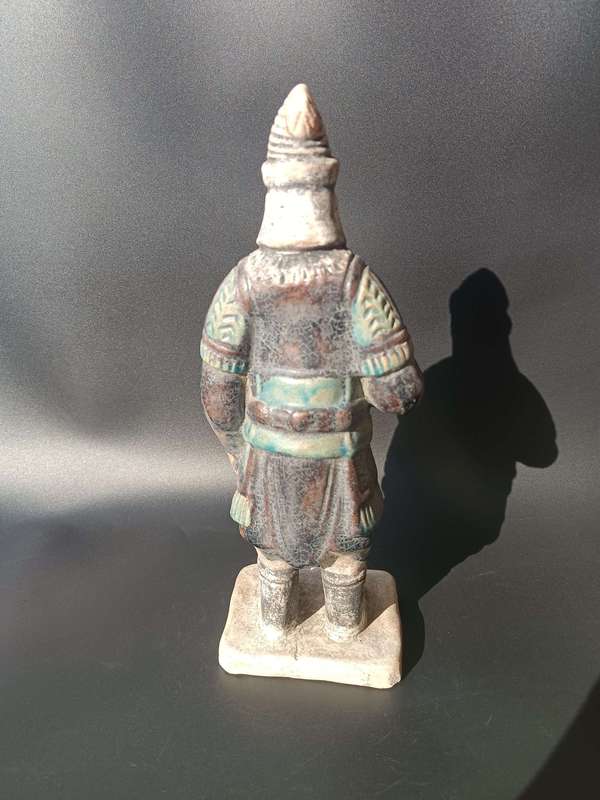 古玩陶瓷明·三彩武士拍賣,當前價格4500元