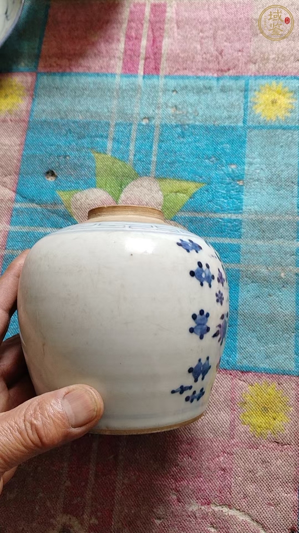 古玩陶瓷青花罐真品鑒賞圖