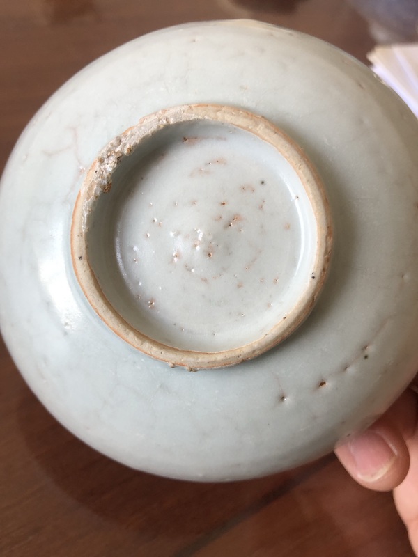 古玩陶瓷一葉知秋青花盤拍賣，當前價格680元