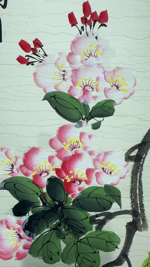 古玩字畫鮑金榮春色滿園拍賣，當前價格300元