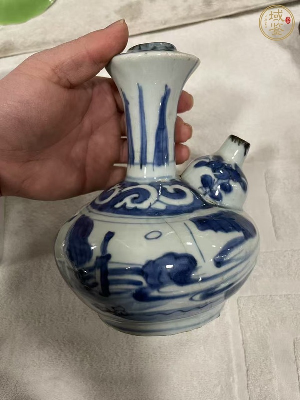 古玩陶瓷青花軍持真品鑒賞圖