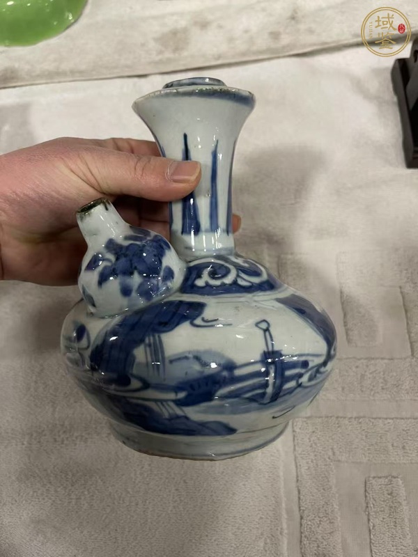 古玩陶瓷青花軍持真品鑒賞圖