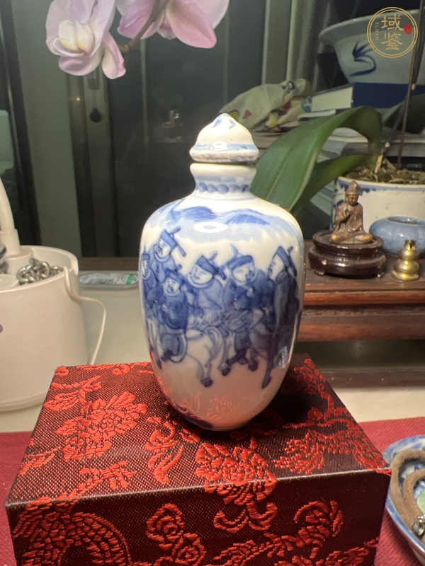 古玩陶瓷青花鼻煙壺真品鑒賞圖