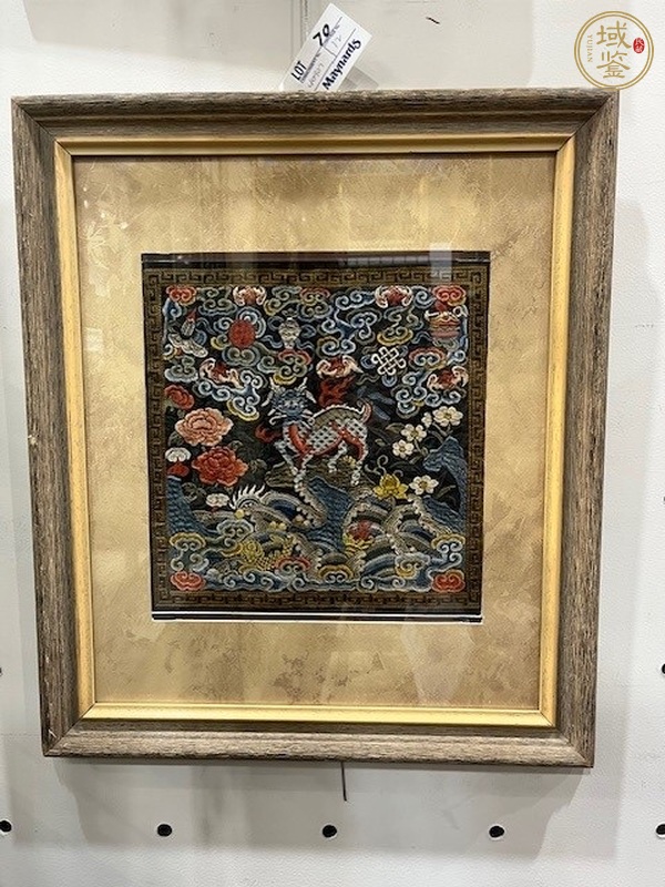 古玩雜項補子真品鑒賞圖