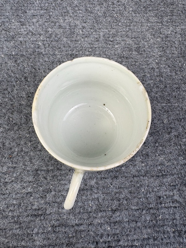 古玩陶瓷粉彩美人如玉把杯拍賣,當前價格288元