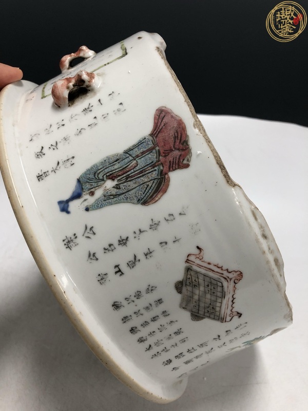 古玩陶瓷無雙譜粉彩四系一品鍋真品鑒賞圖