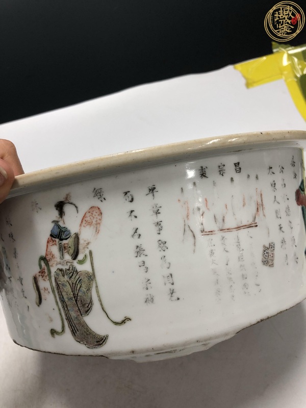 古玩陶瓷無雙譜粉彩四系一品鍋真品鑒賞圖