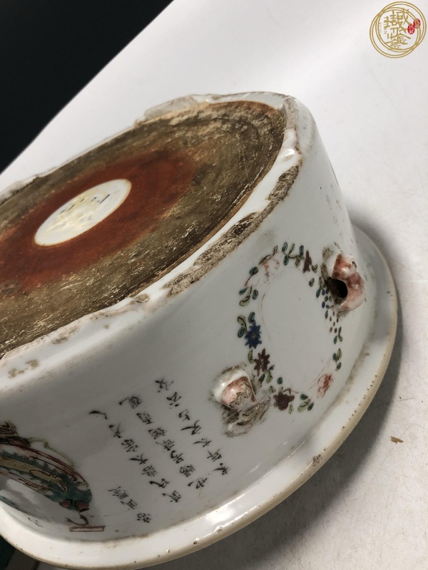 古玩陶瓷無雙譜粉彩四系一品鍋真品鑒賞圖