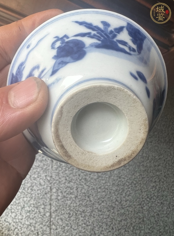 古玩陶瓷青花杯真品鑒賞圖