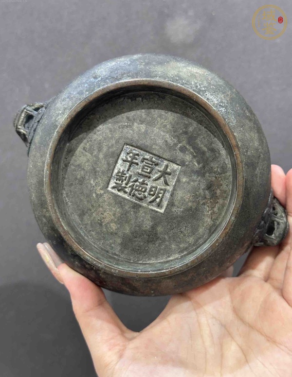 古玩銅器銅爐真品鑒賞圖