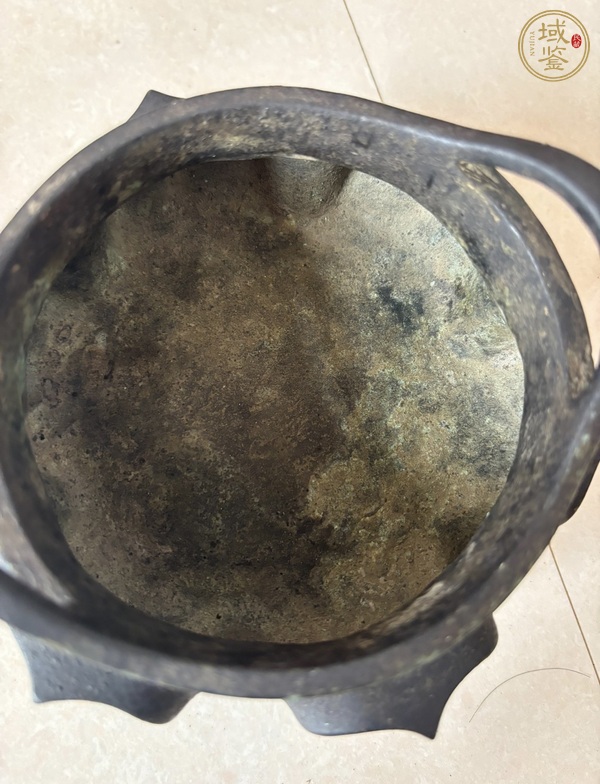 古玩銅器瓜棱形橋耳爐真品鑒賞圖