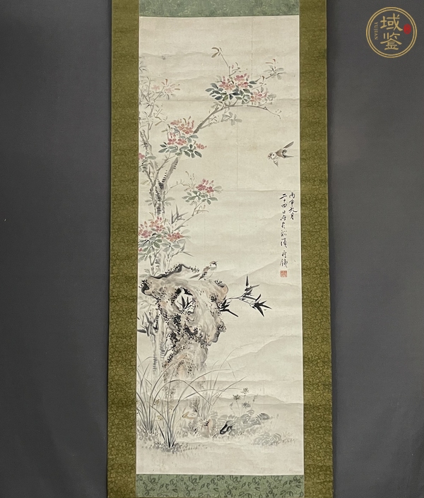 古玩字畫花鳥圖真品鑒賞圖