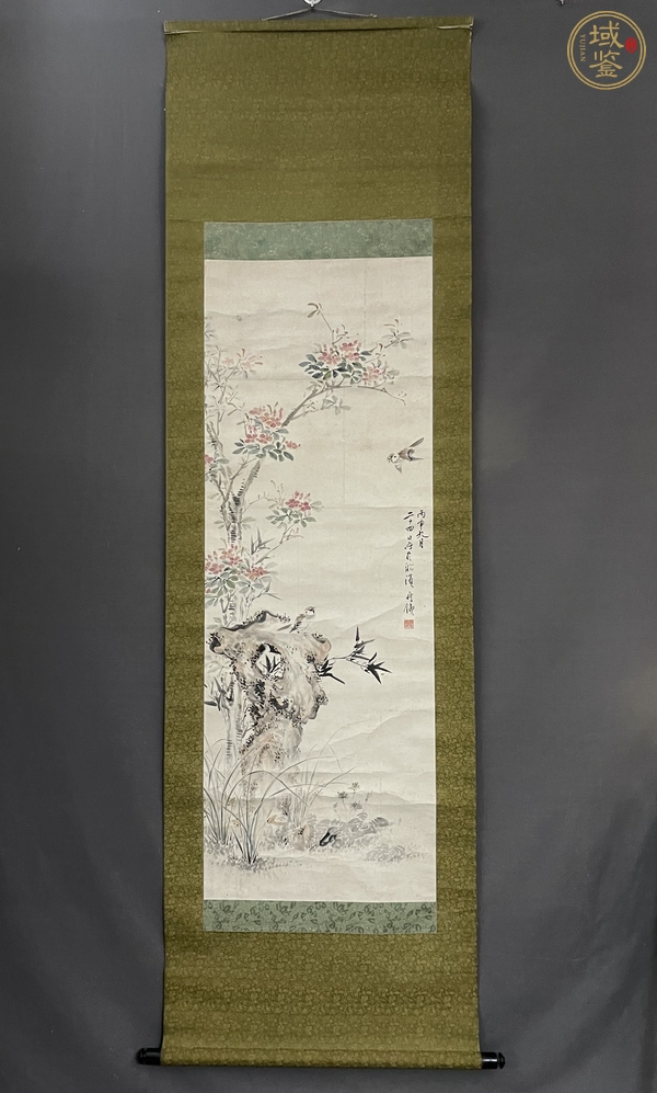 古玩字畫花鳥圖真品鑒賞圖