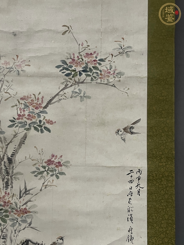 古玩字畫花鳥圖真品鑒賞圖