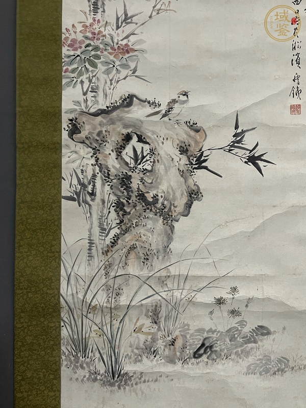 古玩字畫花鳥圖真品鑒賞圖