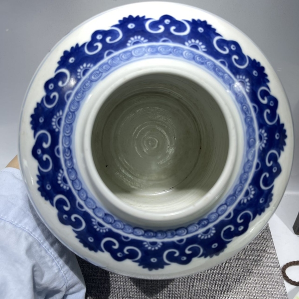古玩陶瓷青花罐拍賣,當前價格35000元