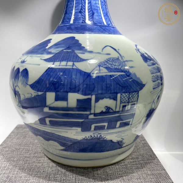 古玩陶瓷青花瓶真品鑒賞圖