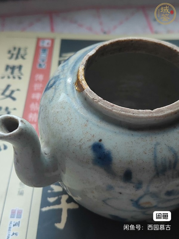 古玩陶瓷青花執(zhí)壺真品鑒賞圖