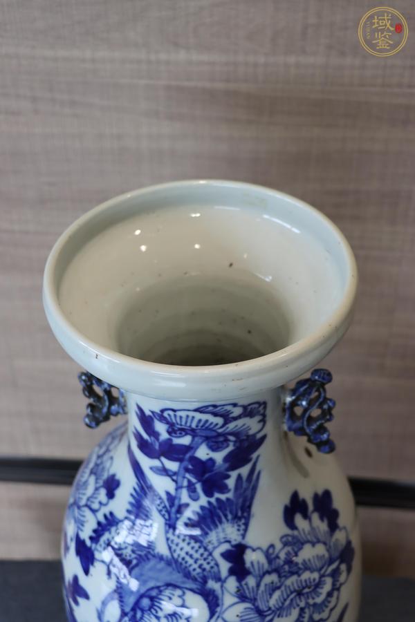 古玩陶瓷花鳥紋青花瓶真品鑒賞圖