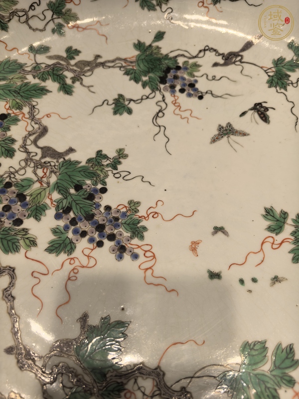 古玩陶瓷盤真品鑒賞圖