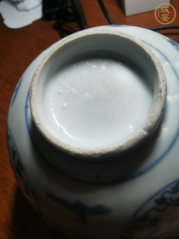 古玩陶瓷天馬紋青花小碗真品鑒賞圖