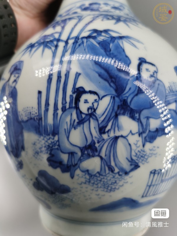 古玩陶瓷青花瓶真品鑒賞圖