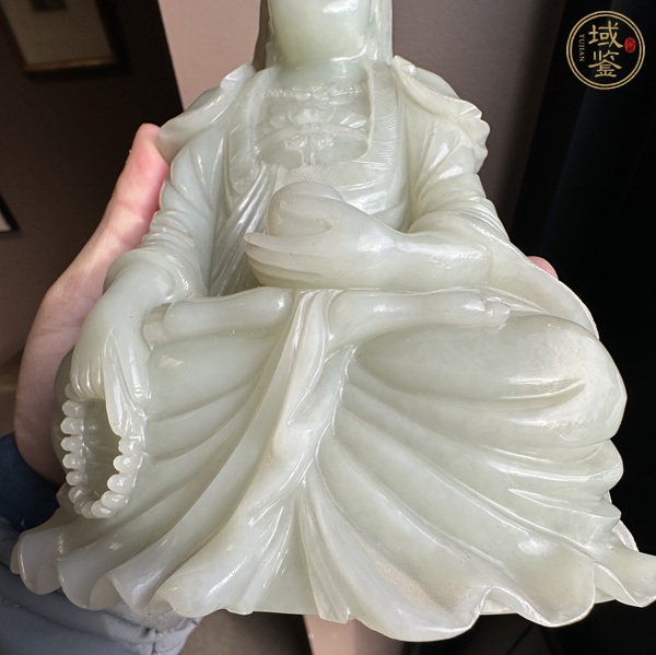 古玩玉器觀音真品鑒賞圖