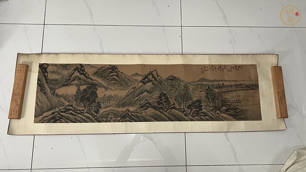 古玩字畫山水真品鑒賞圖