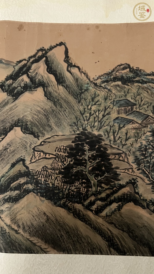 古玩字畫山水真品鑒賞圖