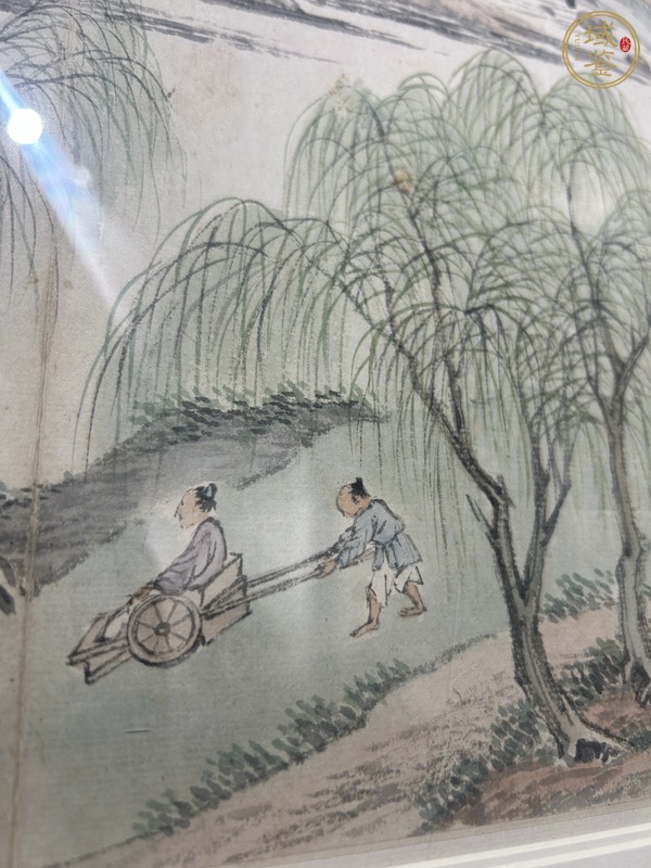 古玩字畫(huà)王樞山水真品鑒賞圖