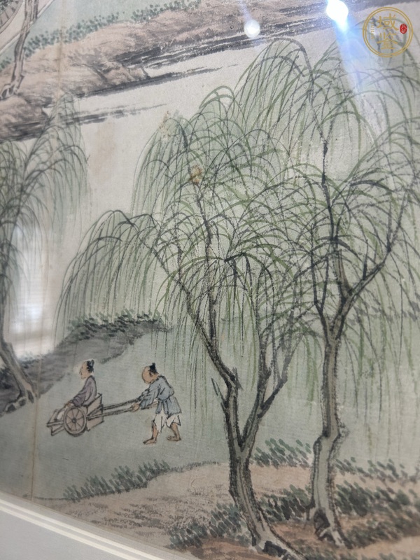 古玩字畫(huà)王樞山水真品鑒賞圖