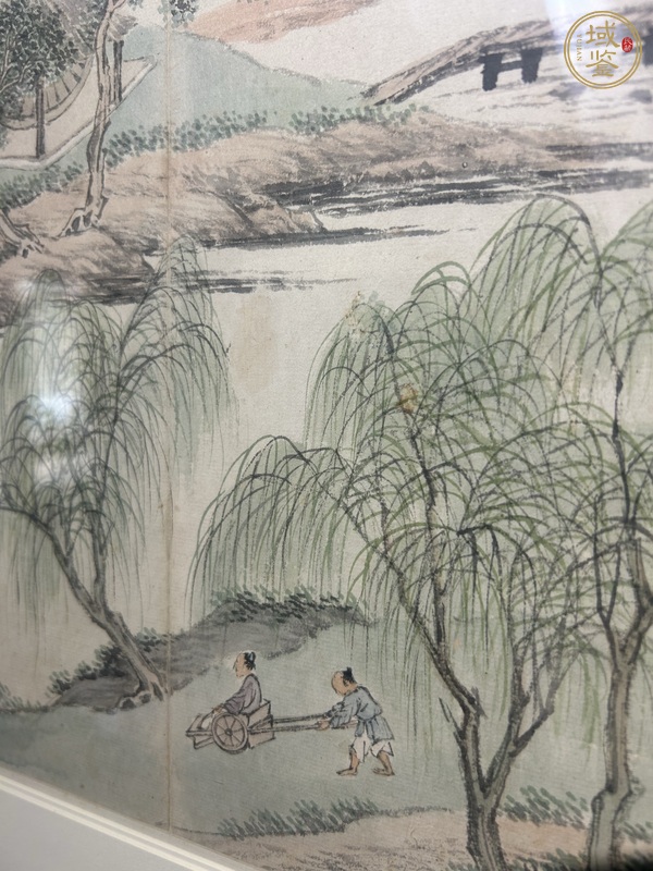 古玩字畫(huà)王樞山水真品鑒賞圖