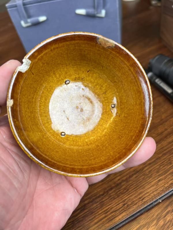 古玩陶瓷遼,黃釉杯拍賣,當前價格6600元