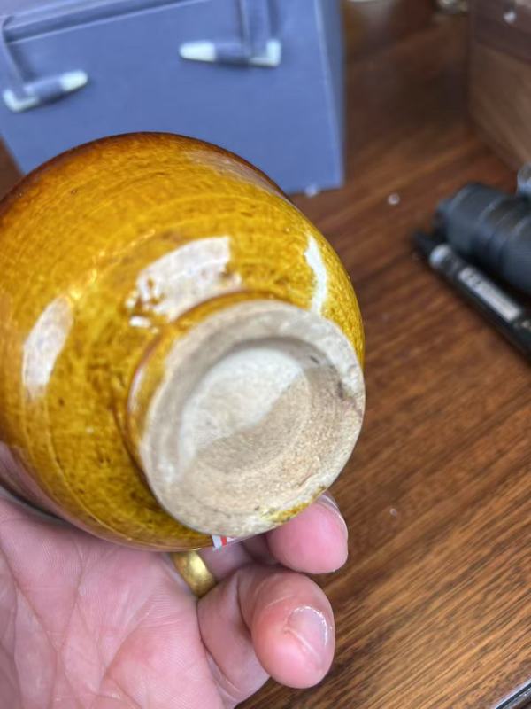 古玩陶瓷遼,黃釉杯拍賣,當前價格6600元