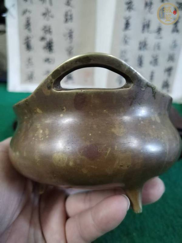 古玩銅器銅爐真品鑒賞圖