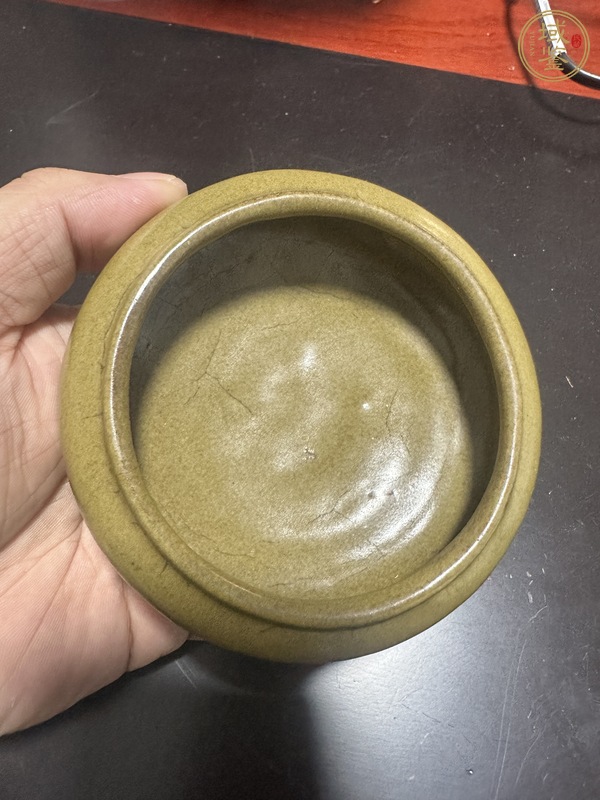 古玩陶瓷茶葉末釉洗真品鑒賞圖