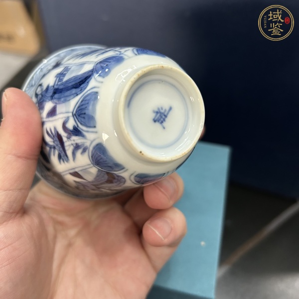 古玩陶瓷青花四美圖鈴鐺杯真品鑒賞圖