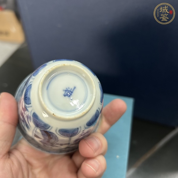 古玩陶瓷青花四美圖鈴鐺杯真品鑒賞圖