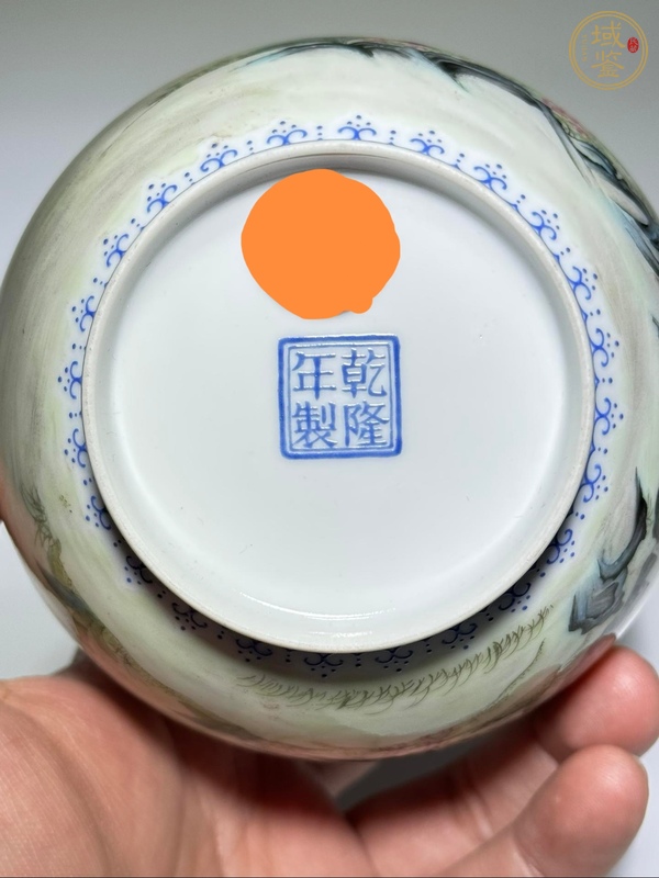 古玩陶瓷民國 琺瑯彩狩獵圖瓶真品鑒賞圖