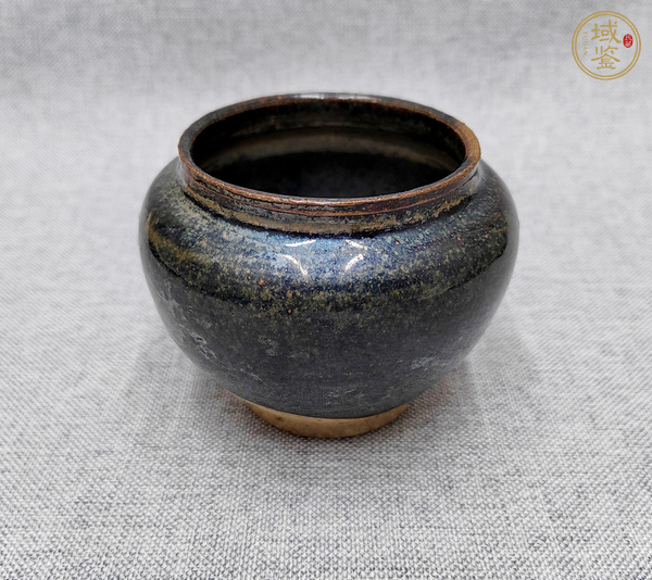 古玩陶瓷黑釉茶入真品鑒賞圖