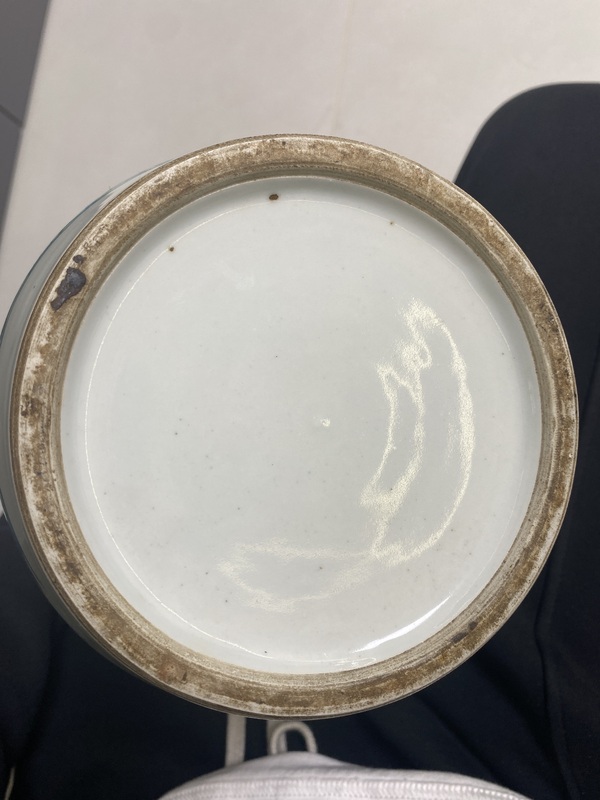 古玩陶瓷粉彩花卉紋撇口瓶拍賣,當前價格1688元