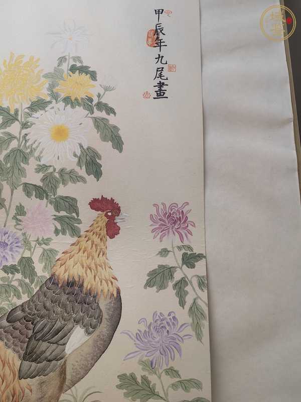 古玩字畫工筆花鳥作品真品鑒賞圖